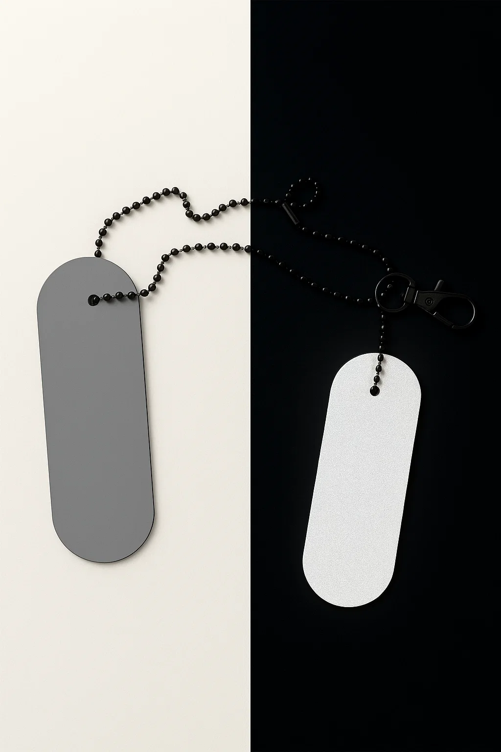 Minkštas atšvaitas pakabukas pilkas