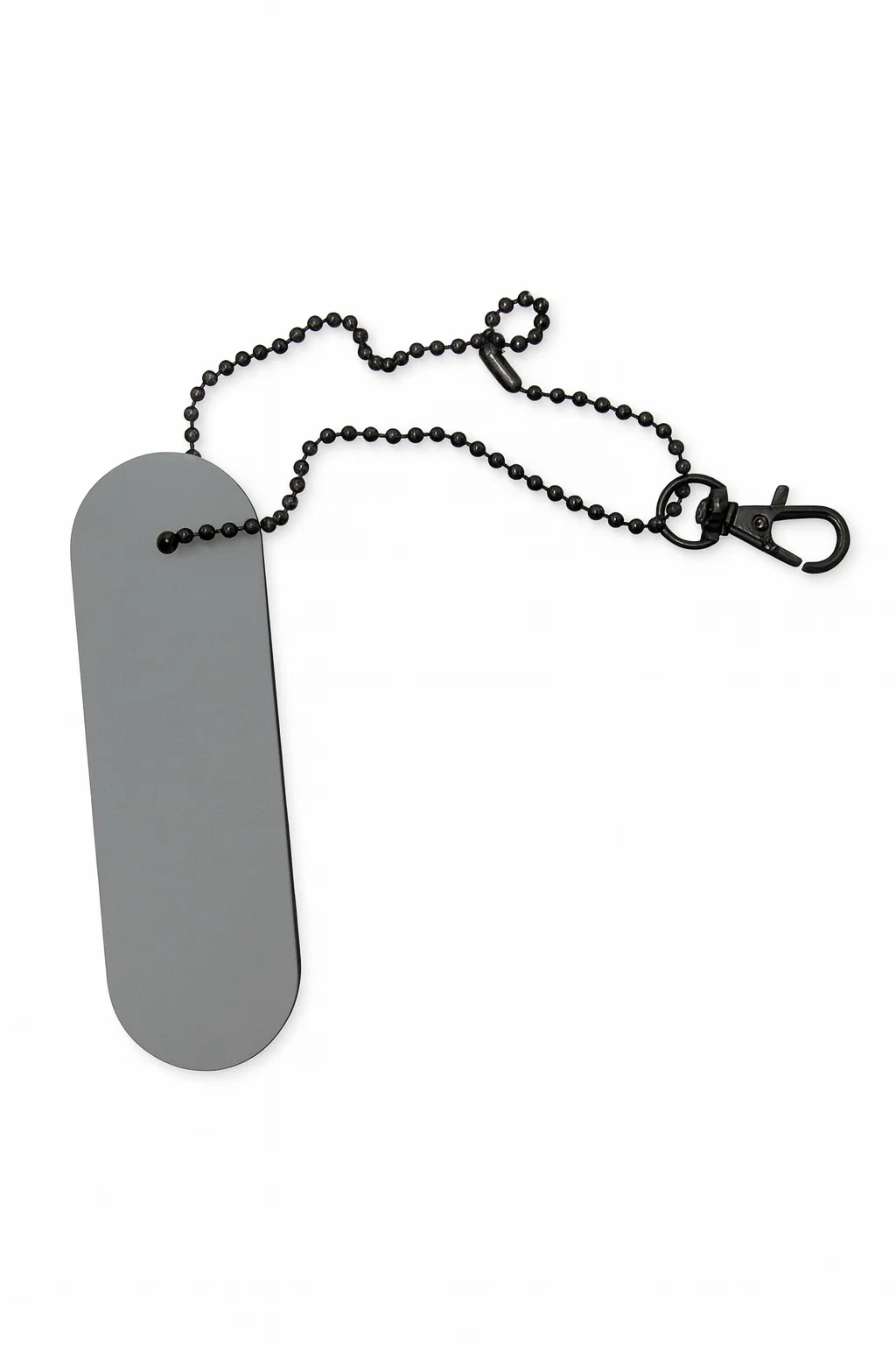 Minkštas atšvaitas pakabukas pilkas